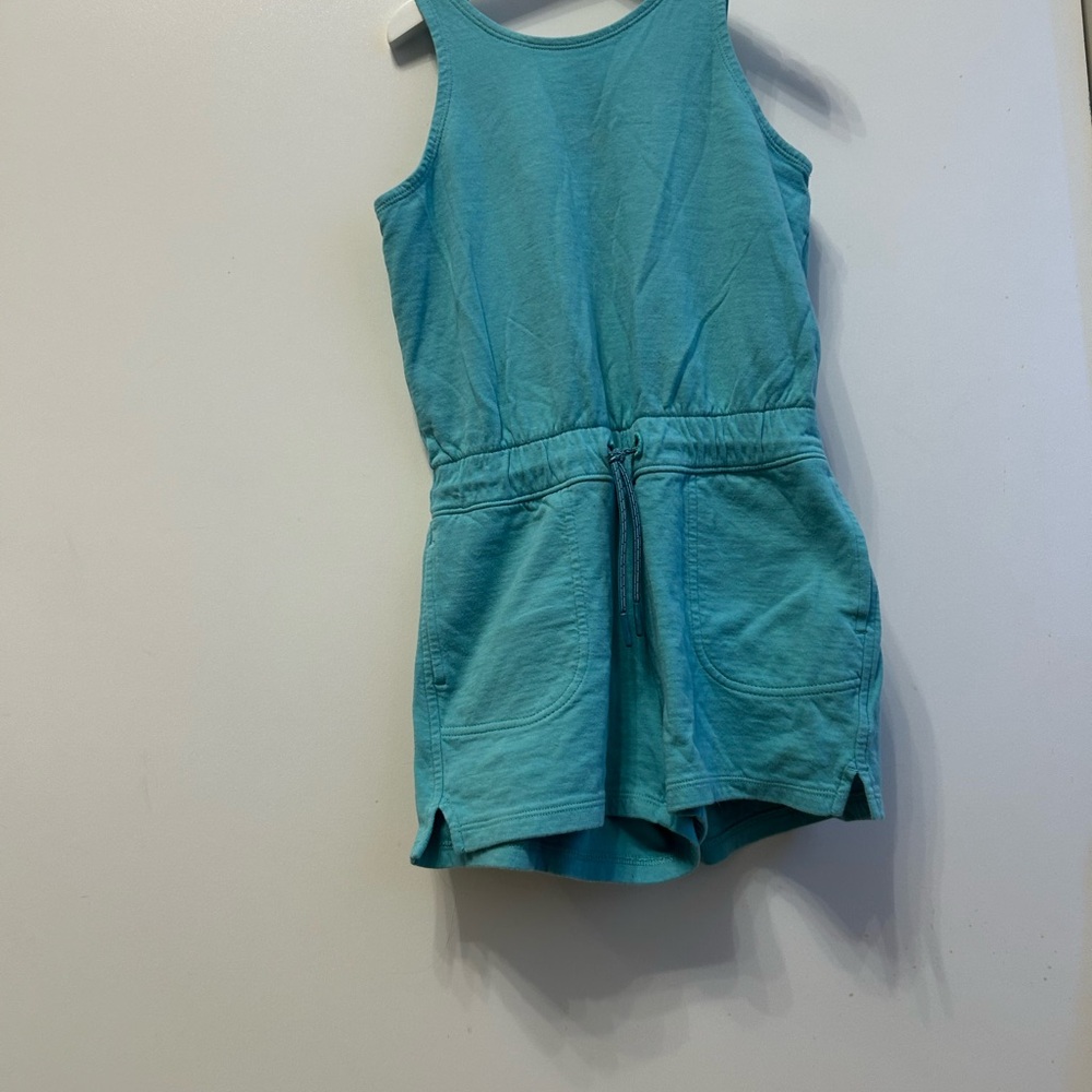 Athleta Girl Aqua Sleeveless Romper